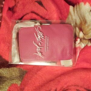 🎁 NIB AUTHENTIC LORD & TAYLOR GENUINE LEATHER WALLET WRISTLET 🎁